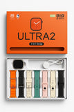 Ultra 2 Smartwatch (7-in-1 Strap Pack)  Big 2.01" Display